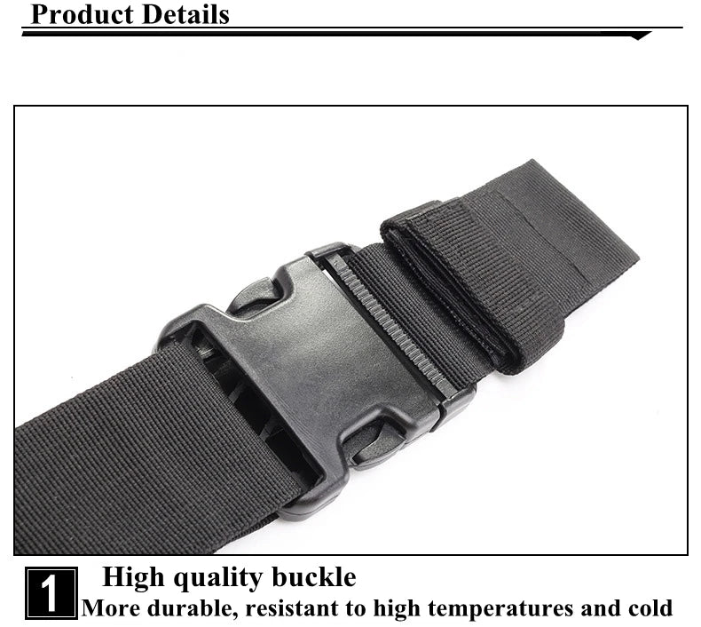 Universal Drop Leg Gun Holster - Right-Handed Tactical Thigh Pistol Bag & Pouch for All Handguns