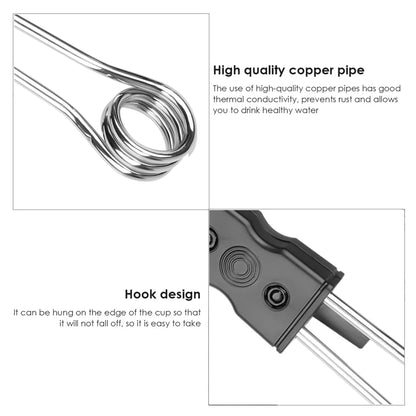 12V 24V Car Immersion Heater - Portable Auto Water Warmer for Coffee, Tea & Travel Use with Durable Safe Heating Design