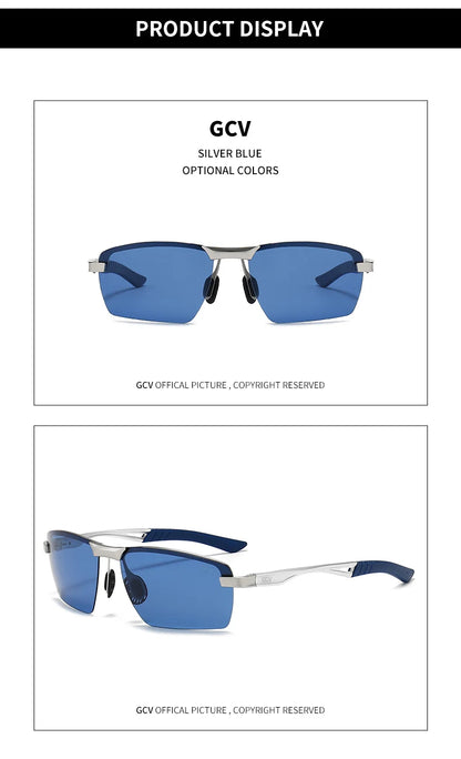 GCV Ultralight Polarized Sunglasses – Fashion Sports Eyewear for Men, Ideal for Driving, Fishing, Outdoor Travel, UV Protection Goggles