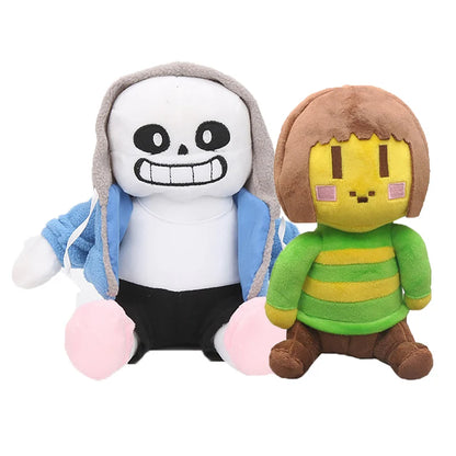 20 Styles Undertale Plush Toys — Sans & Frisk Stuffed Dolls, Zombie Plush for Kids Birthday Gifts