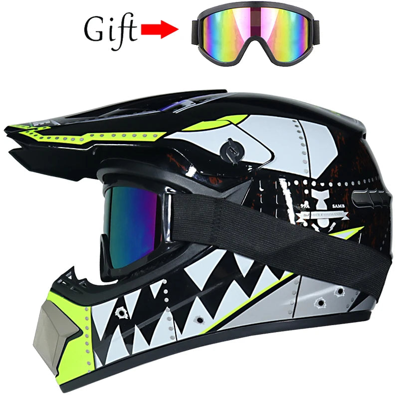 Children's Off-Road Motorcycle Helmet - Bike Downhill AM DH Cross & Motocross Capacete Casco for Kids