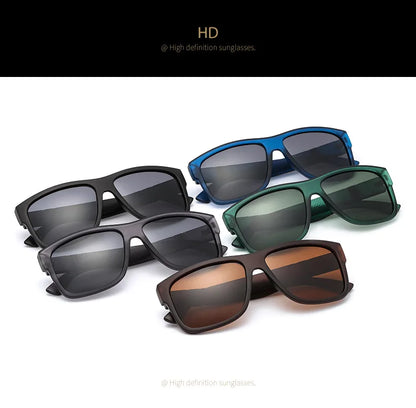 2024 Luxury Polarized Sunglasses for Men — High-End Square UV400 Driving Eyewear & Fashion Travel Sun Glasses