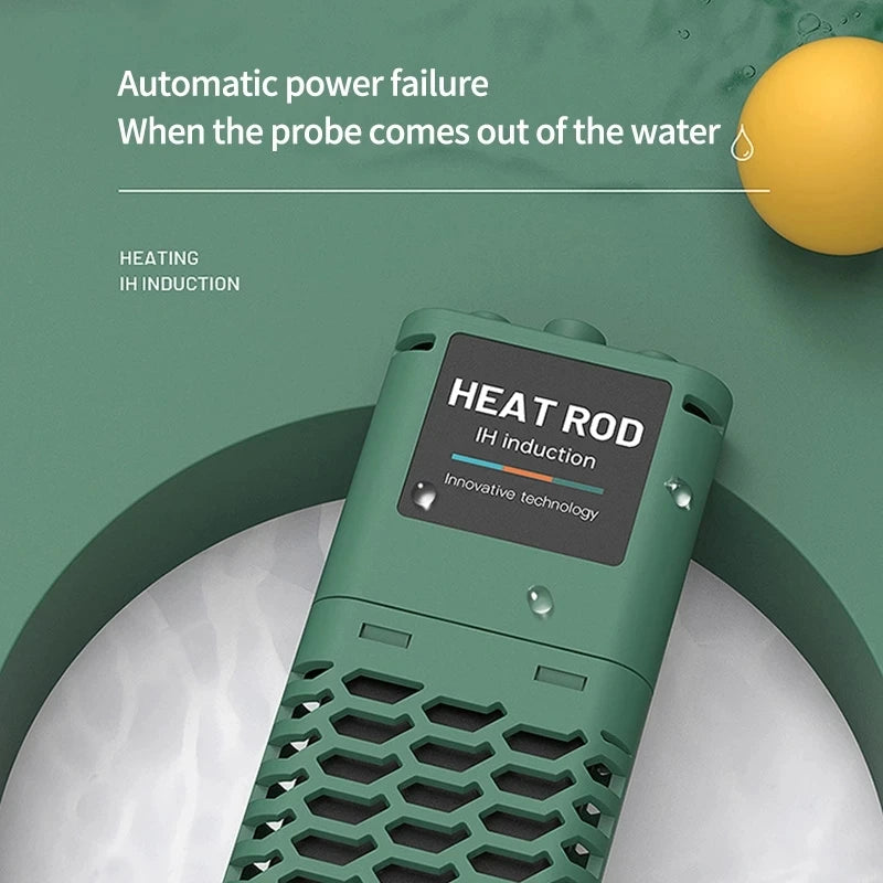 New Aquarium Submersible Heater – LCD Display, Adjustable Water Heating Rod, Auto Constant Temperature
