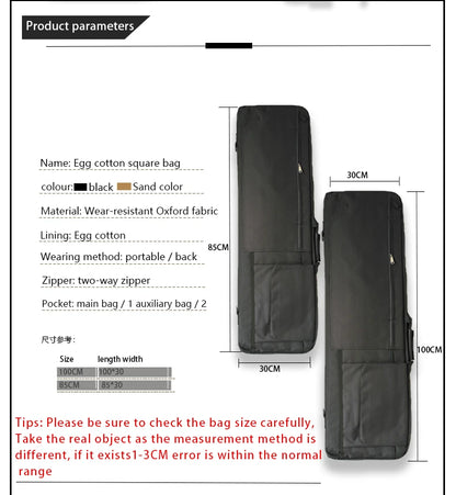 Heavy Duty Oxford Gun Bag – Cushioned Rifle Carry Case for Hunting Equipment