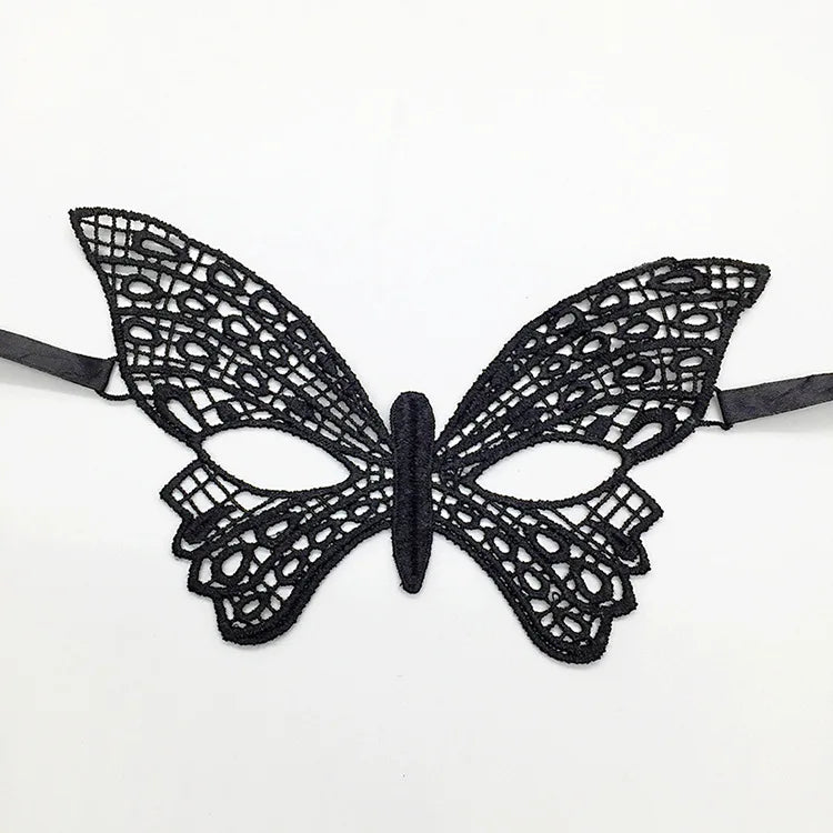 Sexy Lace Eye Mask for Women — Venetian Masquerade, Halloween & Carnival Half-Face Cosplay Party Mask