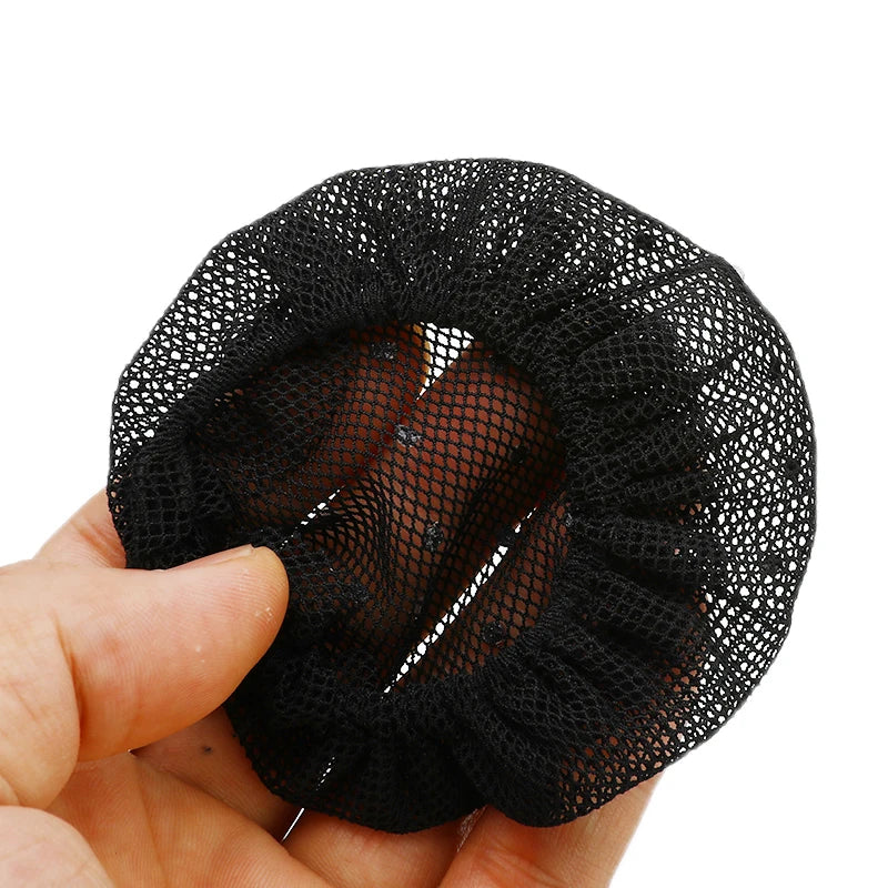 Invisible Hairnets - 1/10PCS 10cm Elastic Edge Mesh Hairnet for Wigs, Dancing, Sports - Soft Hair Accessories