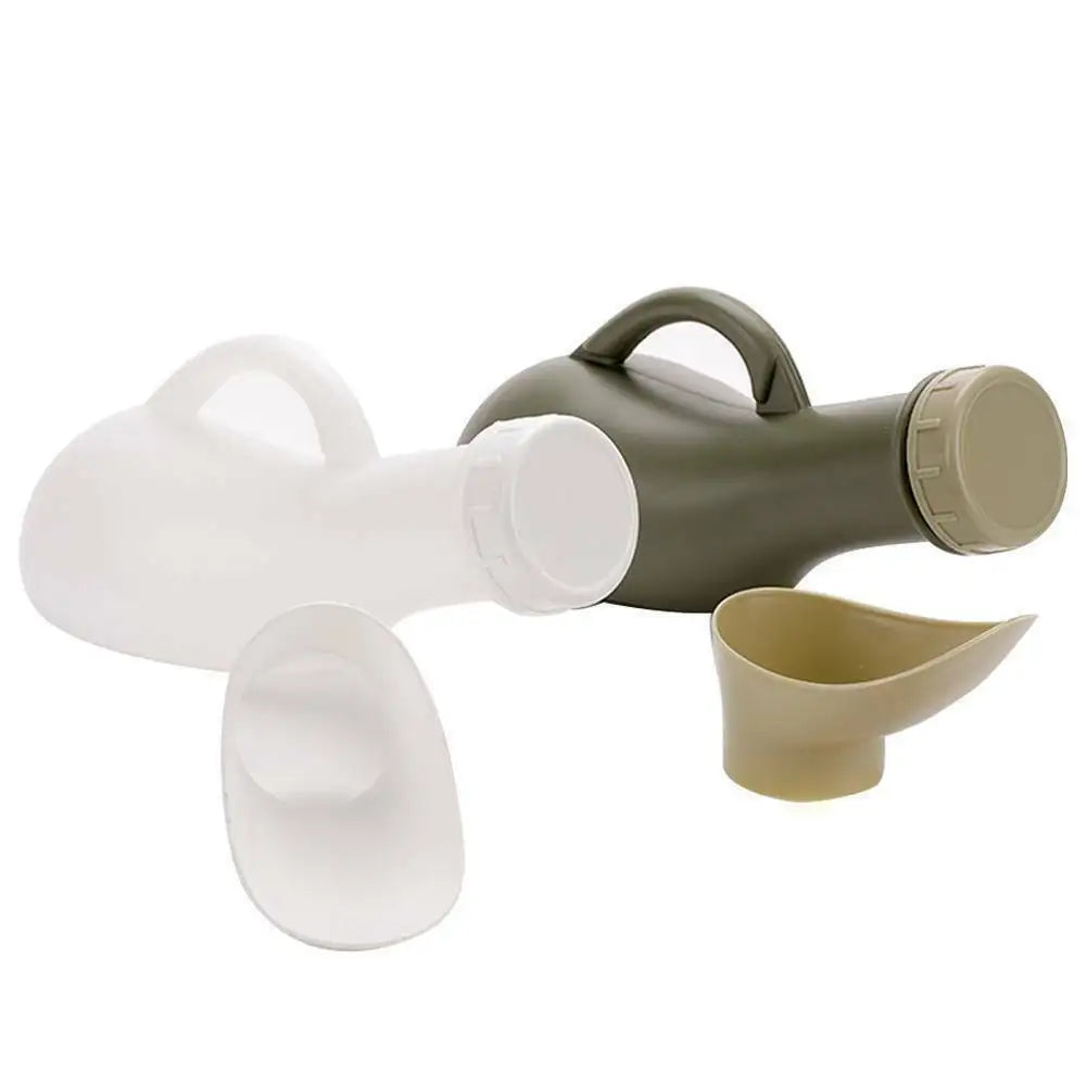 1000ml Portable Plastic Urinal Bottle with Cap - Mobile Toilet Aid for Travel, Camping, and Car Use
