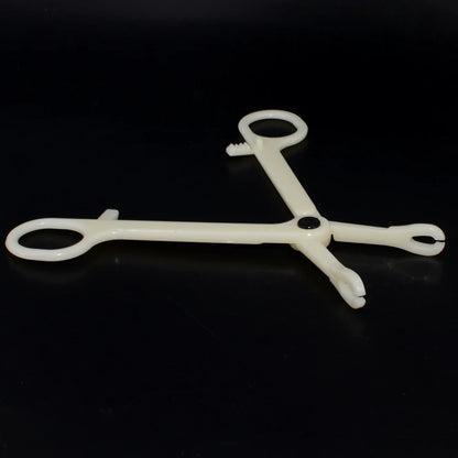 Acrylic Body Piercing Forceps Clamp – EO Gas Sterilized Tool for Ear, Lip, Navel, Nose & Septum Piercings