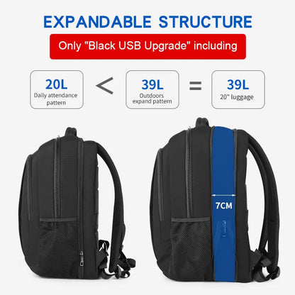 Lifetime Warranty Men’s Laptop Backpack – Anti-Theft Travel & School Bag for 14-17.3 Inch Laptops, Male Knapsack