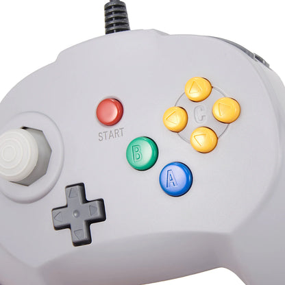 [New Version] 2-Pack N64 Mini Gamepad – Plug & Play Joystick for Nintendo 64 Console (Japan Design)
