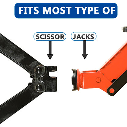 Scissor Jack Adapter & Wrench Tool – 1/2-Inch Drive Socket for 4x4 Off-Road Car Lift Equipment, Universal Auto Accessory