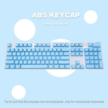 104PCS Universal Mechanical Keyboard Keycaps – Ergonomic Blank Replacement for Cherry MX Backlit Keyboards
