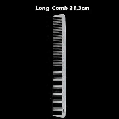 Brainbow Titanium Steel Hair Comb – Professional Anti-Static Salon Hairdressing Brush for Men