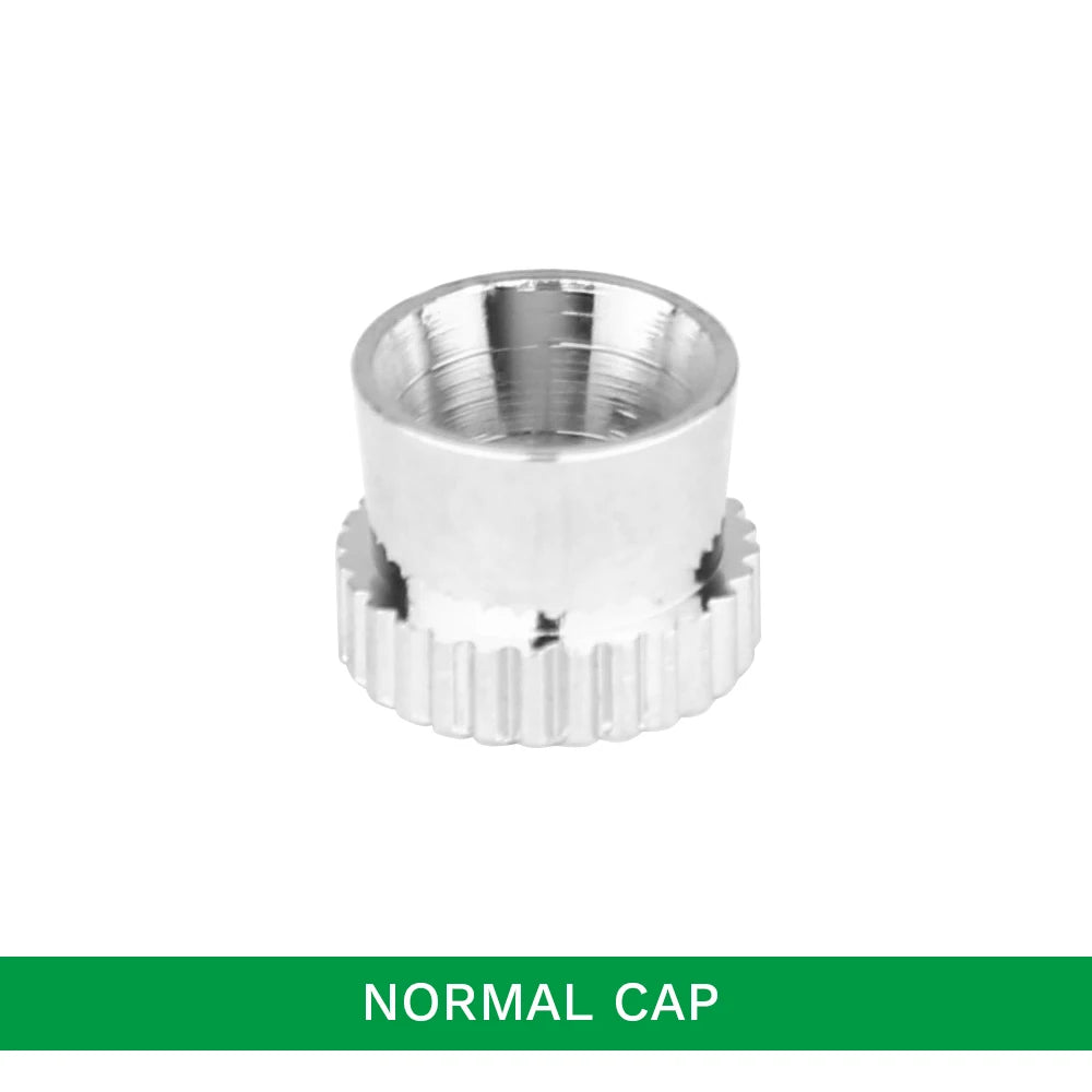 Airbrush Cover Caps – Crown, Tomahawk, Hollow Condensing & Spatter Fan Caps Accessory