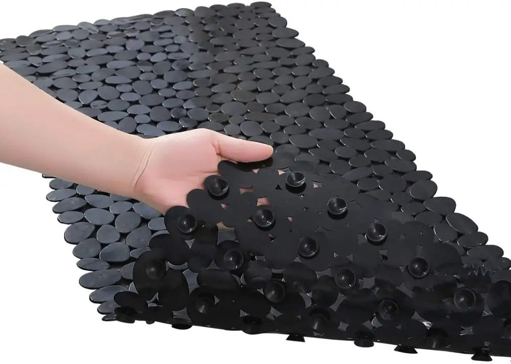 Non-Slip PVC Bathroom Mat with Suction Cups – Waterproof Slip-Resistant Shower & Bathtub Floor Mat