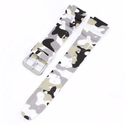 18mm Camouflage Silicone Watch Strap for Casio G-Shock AQ-S810W AE-1000W AE-1200/1300 SGW-300 W-215 F-108 - Sport Replacement Band