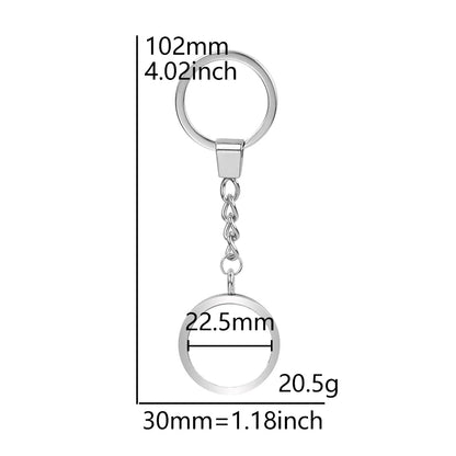 25-40mm Round Openable Reliquary Locket - Photo Memory Pendant, Cremation Ashes Keepsake, Glass Keychain & Memorial Jewelry