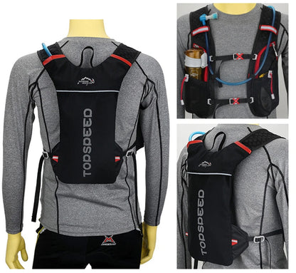 5L Ultralight Outdoor Trail Running Backpack — Hydration Vest with 500ML Water Bottle for Men