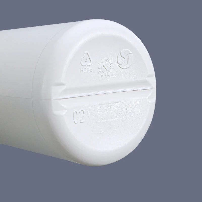 Empty Fluorinated Plastic Bottle with Tamper-Evident Cap — Leakproof Refillable Liquid Container 50ml-1000ml