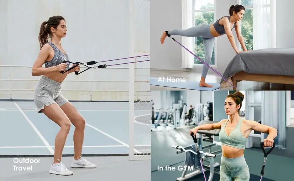 300lb Booty Resistance Band Set – Elastic Workout Harness for Home, Gym, Training & Dumbbell Exercises