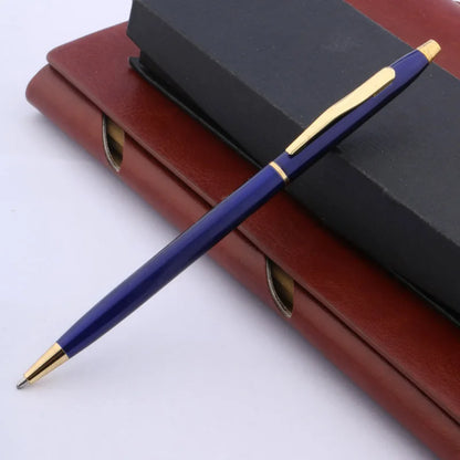 Luxury Twist Wave Metal Ballpoint Pen – High-Quality Drawing & Writing Pen for Office and School