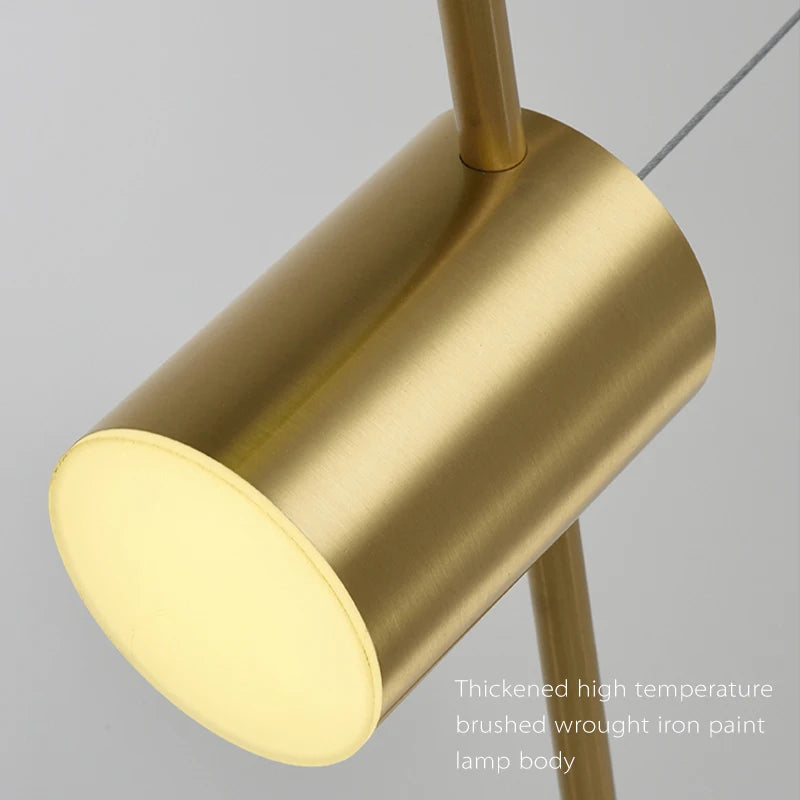 Contemporary Elegance: Modern LED Living Room Chandeliers - Dimmable Ceiling Chandelier for Dining Table, Kitchen, and Indoor Lighting Ambiance