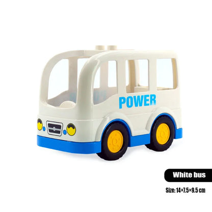 New Large Building Blocks Toys – Cartoon Princess Carriage, Car & Airplane Vehicle Models, Big Bricks Gift for Kids
