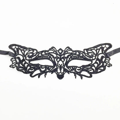 Sexy Lace Eye Mask for Women — Venetian Masquerade, Halloween & Carnival Half-Face Cosplay Party Mask