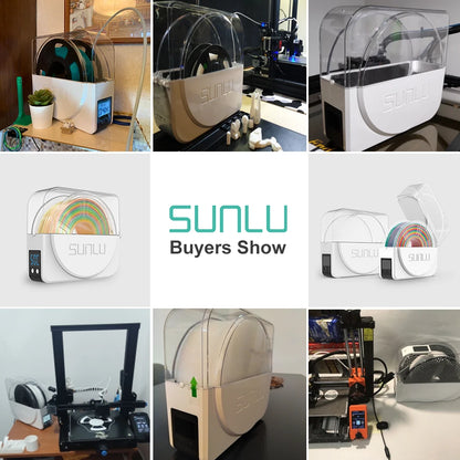 SUNLU S1+ 3D Filament Drying Box – Fila-Dryer Storage Holder for Dry Filament with Fast Heating