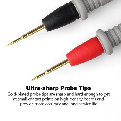 10A/20A 1000V Multimeter Test Leads Probes – Needle Tip Digital Tester Pen Cable for Accurate Electrical Measurement & Diagnostics