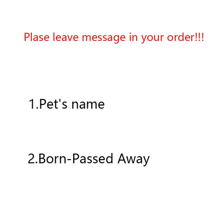 Personalized Dog Memorial Grave Marker – Angel Statue Stone with "In God's Hands" for Pet Headstone & Garden Tribute