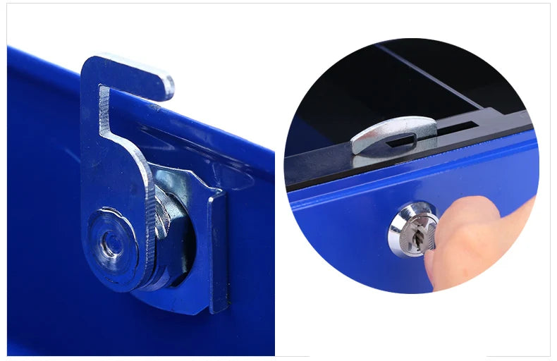2025 Stainless Steel Petty Cash Money Box with Key Lock – Small Lockable Safe for Home Security & Decoration