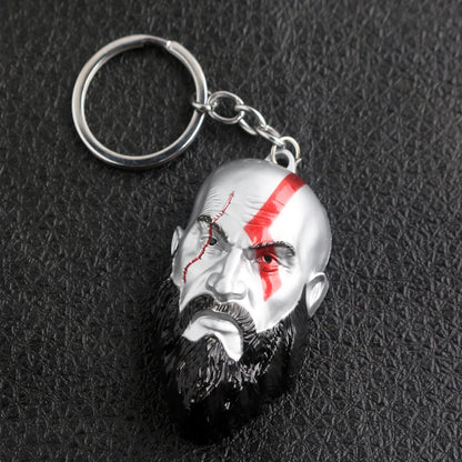 God of War 4 Kratos Sword Keychain – Pendant Keyring Jewelry for Men & Women, Car Key Accessory