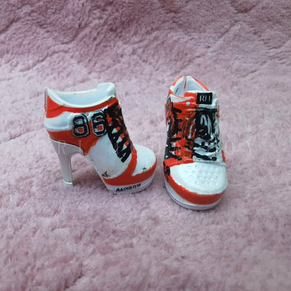 Original Rainbow School Doll – Multi-Style Shoes & DIY Dress-Up Accessories for Girls