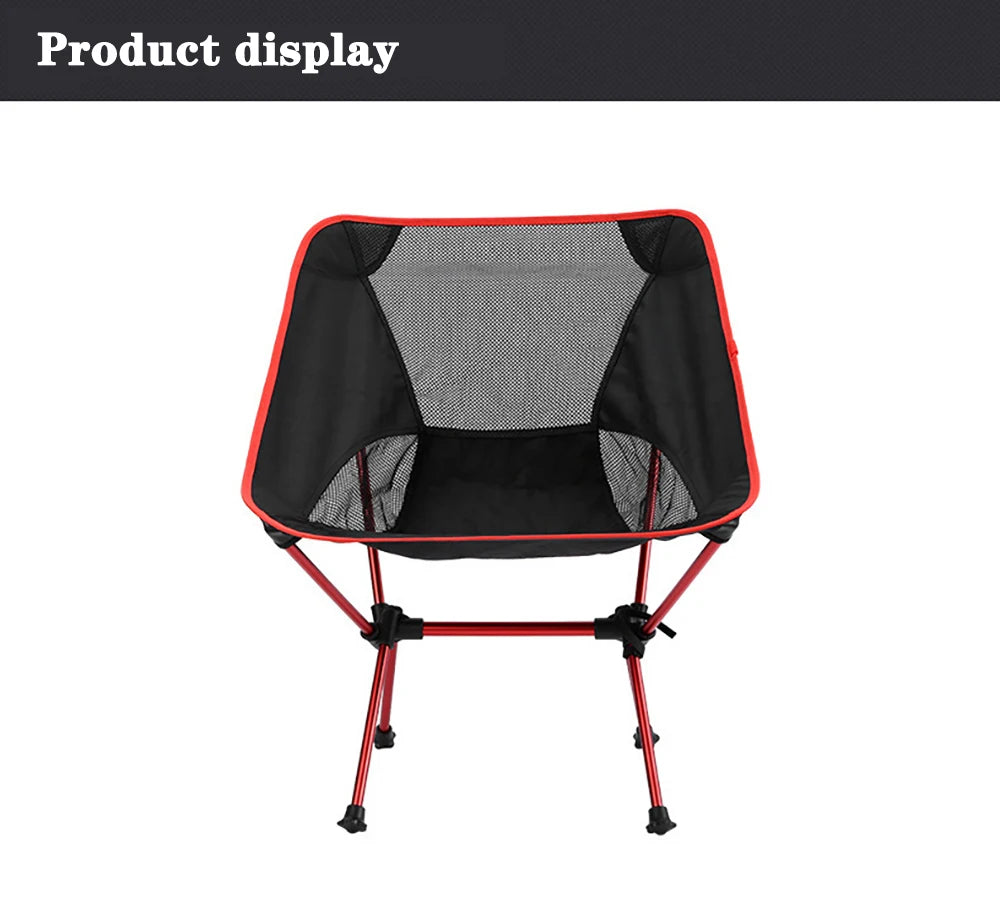 Detachable Portable Folding Moon Chair – Ultralight Outdoor Camping, Beach, Fishing, Hiking Picnic Seat