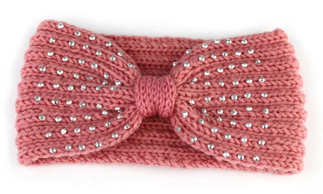 Women's Solid Color Knitted Headband – Elastic Twisted Turban Headwrap, Winter Hair Band for Girls, Fashion Hair Accessories