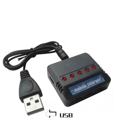 3.7V 1800mAh Rechargeable LiPo Battery - XH2.54 Plug for SYMA X5SW, KY601S & RC Drones