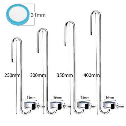 Aquarium CO2 Atomizer System - 304 Stainless Steel Carbon Dioxide Diffuser for Aquatic Plant Growth, 7CM/40CM