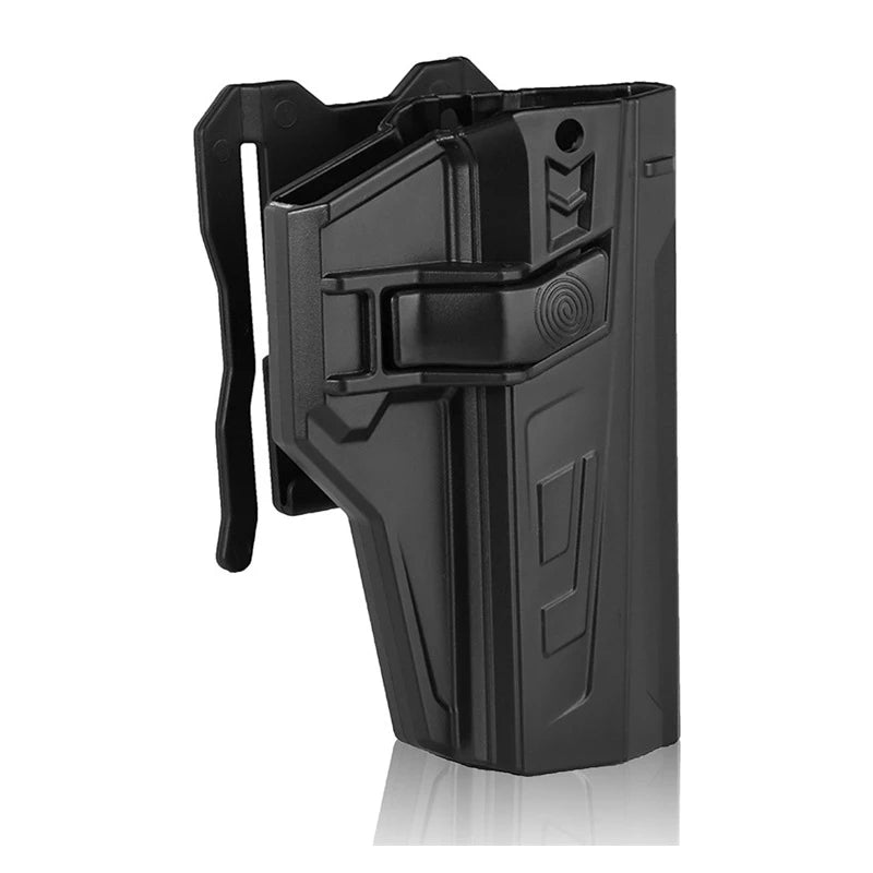 Tactical CZ P07 P09 Drop Leg Holster - Thigh Pistol Gun Holder with Belt Loop Auto-Lock Plastic Steel Case