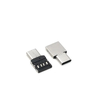 OTG Micro USB Type-C Adapter – USB-C Male to USB 2.0 Female Data Connector for MacBook, Samsung, Xiaomi, Huawei Android Phones
