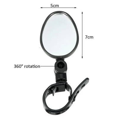 1PC Electric Scooter Rearview Mirror | Bicycle Rear Mirror for Xiaomi M365, M365 Pro, Qicycle Bike | Scooter Accessories