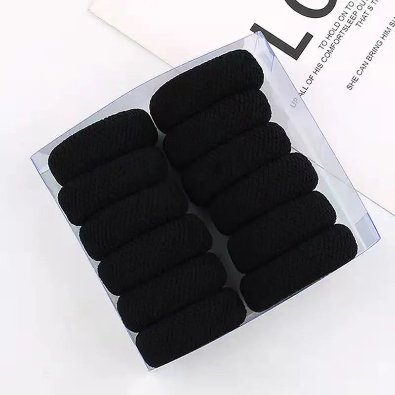 6pcs Fashion Ponytail Holders - Thick Elastic Hair Bands for Women & Girls Hair Accessories