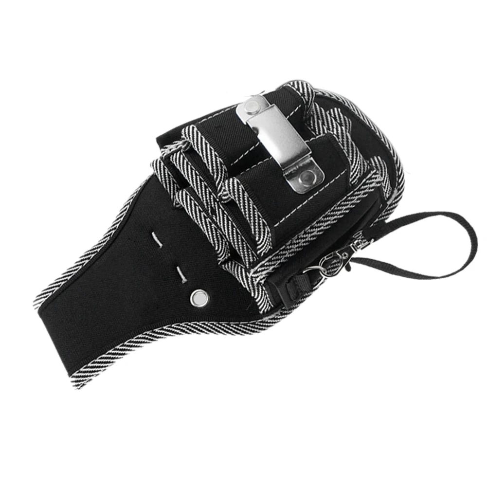 9-in-1 High-Quality Tool Waist Pack Belt – Utility Kit Holder with 600D Nylon Fabric – Electrician Waist Pocket Pouch Bag