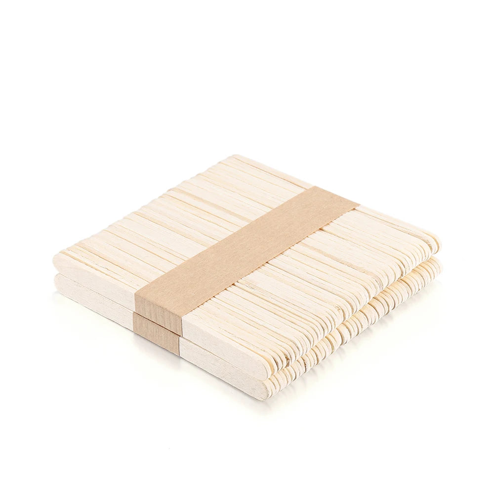 50/100/150PCS Resin Stirring & Popsicle Sticks – DIY Epoxy, Ice Cream, Wood Craft Tools