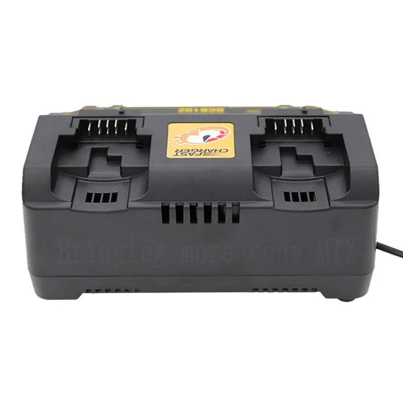 Fast Charging DCB102 Li-ion Battery Charger - For DeWalt 12V, 14.4V, 18V, 20V with USB Port & Dual Charging Position