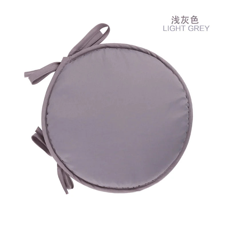Round Chair Cushion – Candy Color Seat Pad with Drawstring, Home Decor & Office Chair Cushion, 30cm & 38cm