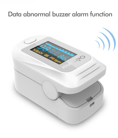 Portable Professional Finger Pulse Oximeter – Digital OLED Blood Oxygen, Heart Rate Health Monitor Tool