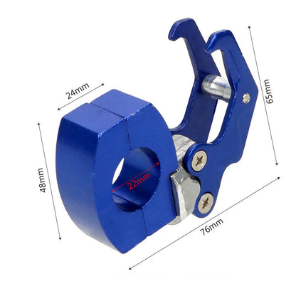 Aluminum Alloy Bag & Helmet Hanger — Motorcycle & Bicycle Hook, Easy-Install, 4 Colors