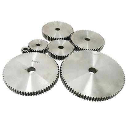 Steel Spur Gear - 1M 60–67T 8mm Bore Motor Gear Wheel for Mechanical Applications