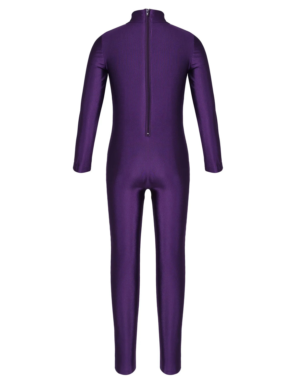 Kids Girls Full Body Gymnastics Bodysuit, Ballet Dance Jersey Leotard, Jumpsuit Sports Unitard, Children Dancewear and Sportswear